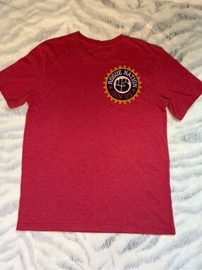 Rogue Red Short Sleeve Tee with Chest Emblem